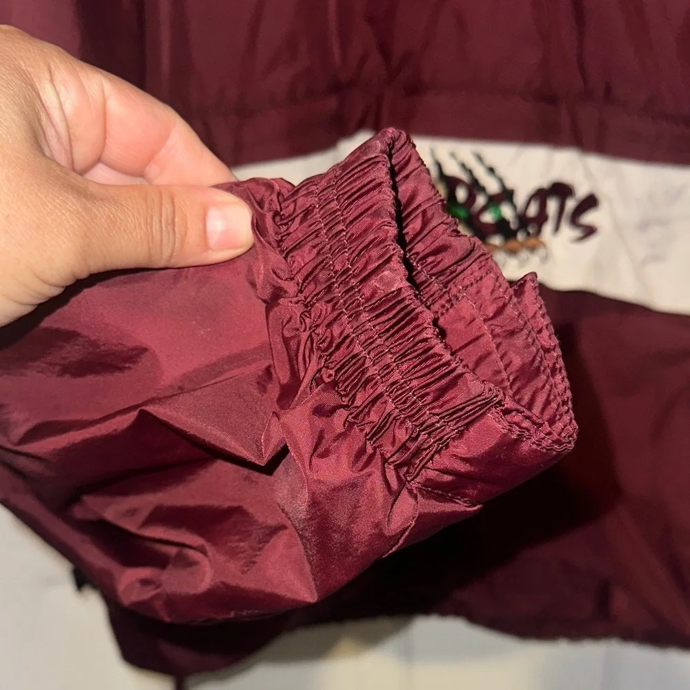 Charles River Apparel Maroon and White Jacket